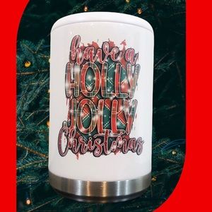 Have a Holly Jolly Christmas Can Cooler, Beer Holder